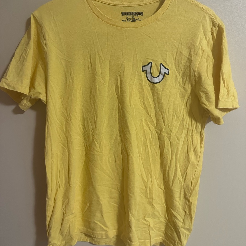 True Religion Bright Yellow Tee